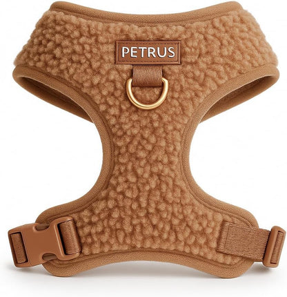 Premium No-Pull Dog Harness Soft Neoprene & Breathable Mesh Vest with Front & Back Clip D-Rings Adjustable Lightweight Walking Harness for Puppies, Small & Medium Dogs (Bronze Brown Gold, M)12