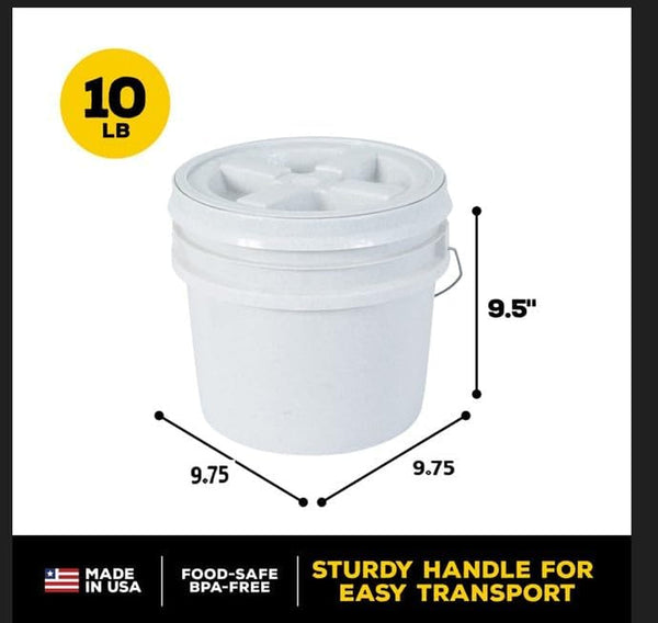 Gamma2 Vittles Vault Dog Food Storage Container, up to 10 Pounds Dry Pet Food Storage, Made in USA | Made in USA, Airtight Seal Keeps Dry Meals Fresh and Pests Out, Durable Pantry Bin for Smaller Sized Bags, Easy Scoop Access2