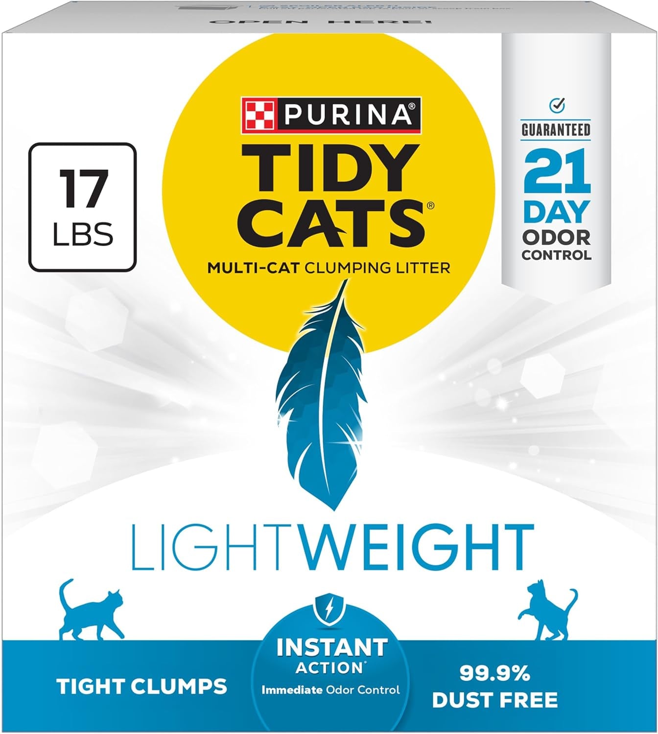 purina-tidy-cats-lightweight-instant-action-odor-control-multi-cat-clumping-99-9-percent-dust-free-cat-litter-17-lb-box