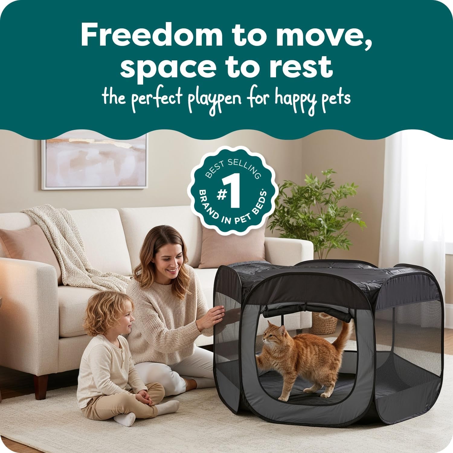 furhaven-soft-sided-dog-cat-playpen-portable-foldable-indoor-outdoor-pet-playpen-with-mesh-windows-zippered-door-gray-extra-large