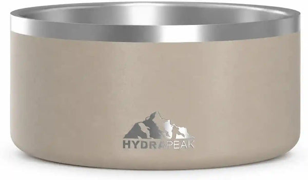 Hydrapeak Dog Bowl; Non Slip Stainless Steel; Water and Food Dish; Large Sized and Small Dogs; 32Oz 64Oz; Multiple Sizes; 4 Cup | White9