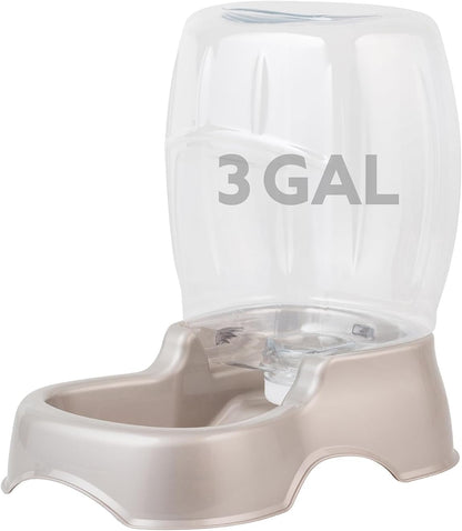 Petmate Pet Cafe Cat and Dog Gravity Water Dispenser - Water Bowl for Cats and Dogs, USA Made, 0.75 GAL, Pearl Gray13
