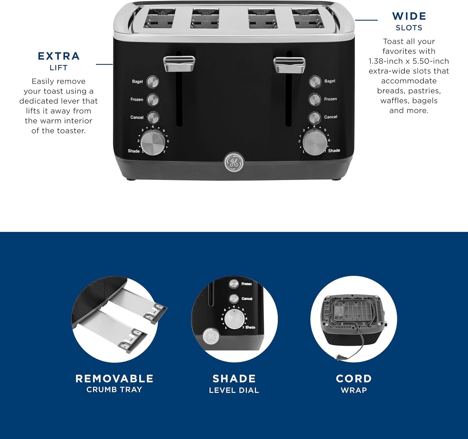 ge-4-slice-toaster-extra-wide-slots-for-bagels-breads-waffles-more-7-shade-options-countertop-kitchen-essentials-1500-watt-black