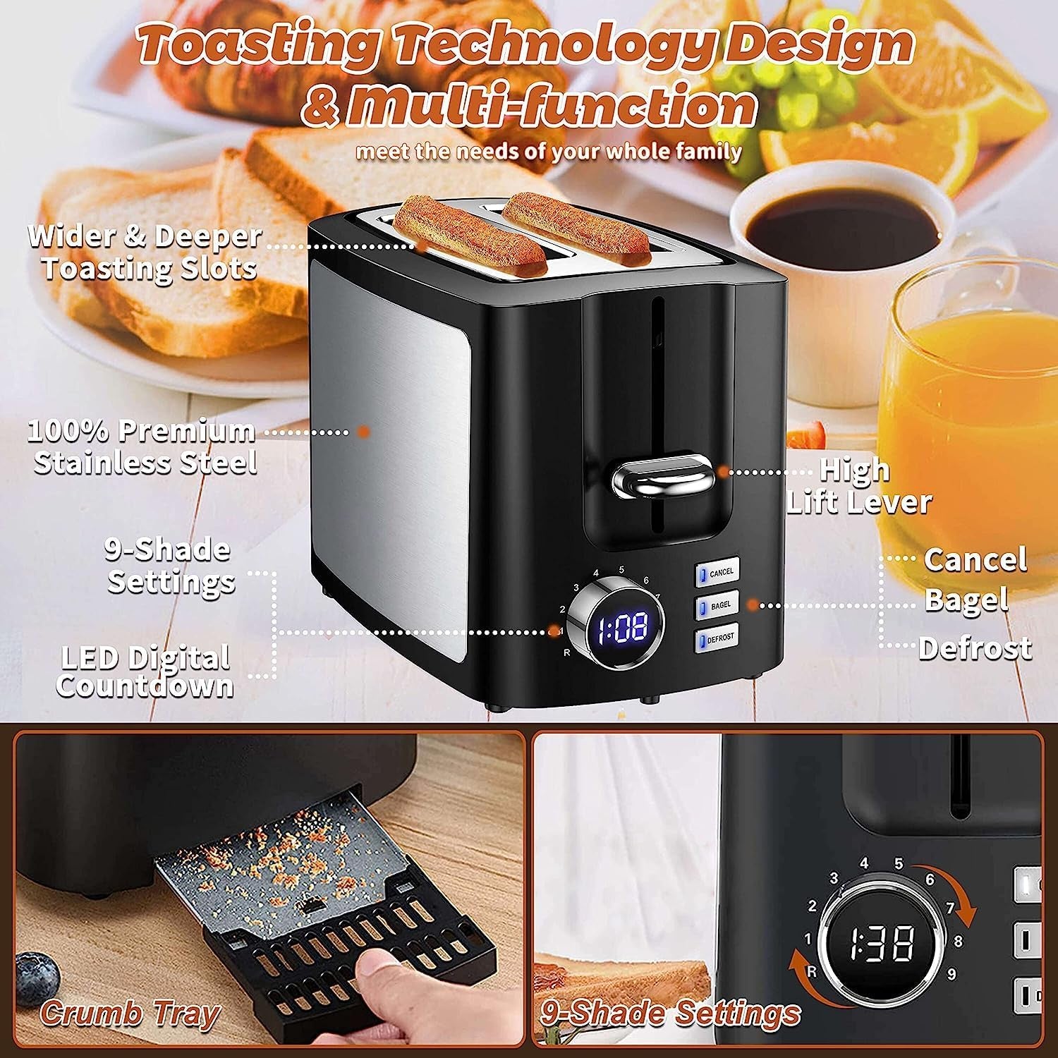 toaster-2-slice-wide-slot-toaster-best-rated-prime-display-smart-toasters-with-lcd-digital-countdown-timer-and-bagel-defrost-cancel-reheat-function
