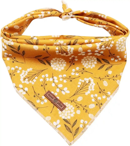 Lionet Paws Dog Bandana for Small Medium Large Dogs, Cat Kerchief Blue DOIT, Triangle Bibs Scarf for Girl or Boy23