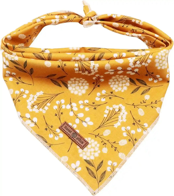 Lionet Paws Dog Bandana for Small Medium Large Dogs, Cat Kerchief Blue DOIT, Triangle Bibs Scarf for Girl or Boy23