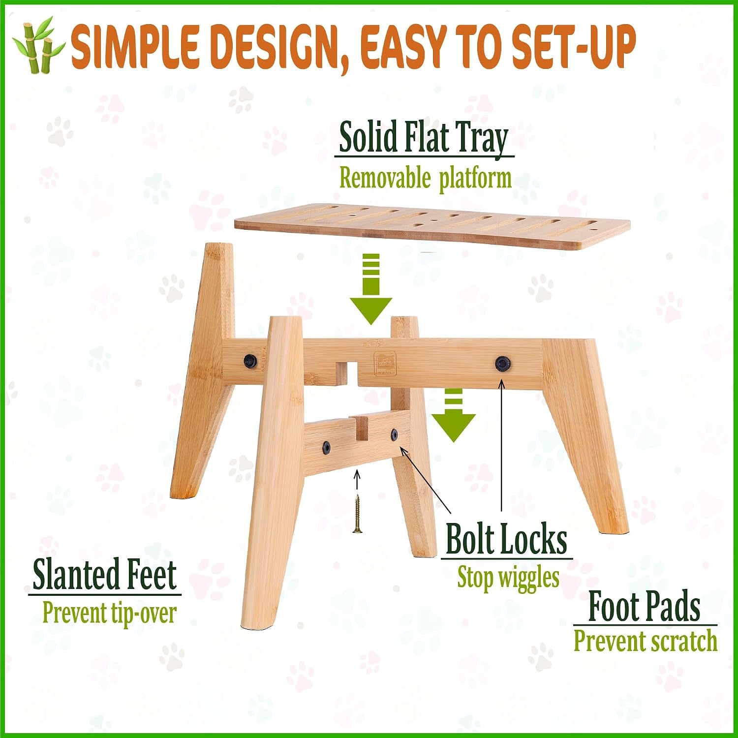 dog-water-and-food-dispenser-stand-for-medium-dogs-adjustable-bamboo-use-to-elevate-raise-hold-gravity-or-automatic-food-feeders-and-water-bowl-dispensers-medium