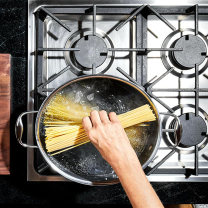 Hexclad 6.5QT Hybrid Nonstick Braiser Dutch Oven with Lid, Induction Ready | Stay-Cool Handles, Dishwasher and Oven Safe up to 900°F, Compatible with All Cooktops2