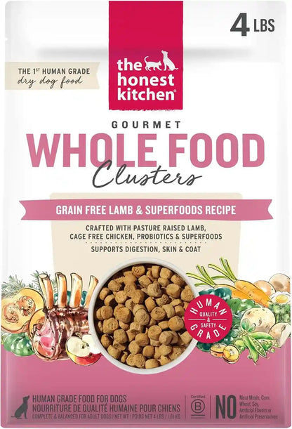 The Honest Kitchen Grain Free Beef & Superfoods Whole Food Clusters, Human Grade Dry Dog Food, Vet-Crafted Nutritional Support for Skin, Coat, Digestion & Overall Wellness, 5 Lb Bag21