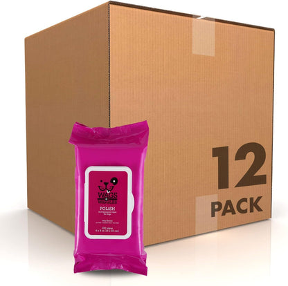 Wags & Wiggles Hypoallergenic Dog Wipes for Sensitive Skin, Fragrance-Free Waterless Cleansing Cloths for Paws, Face, and Dog Body, No SLS, Parabens, or DEA, 100 Count | Waterless Cleansing Cloths for Paws, Face, and Body; No SLS, Parabens, or DEA for Sensitive Skin13