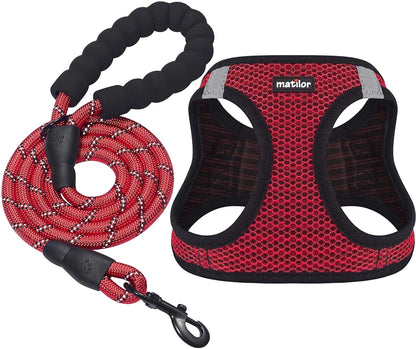 Dog Harness Step-In Breathable Puppy Cat Dog Vest Harnesses for Small Medium Dogs9