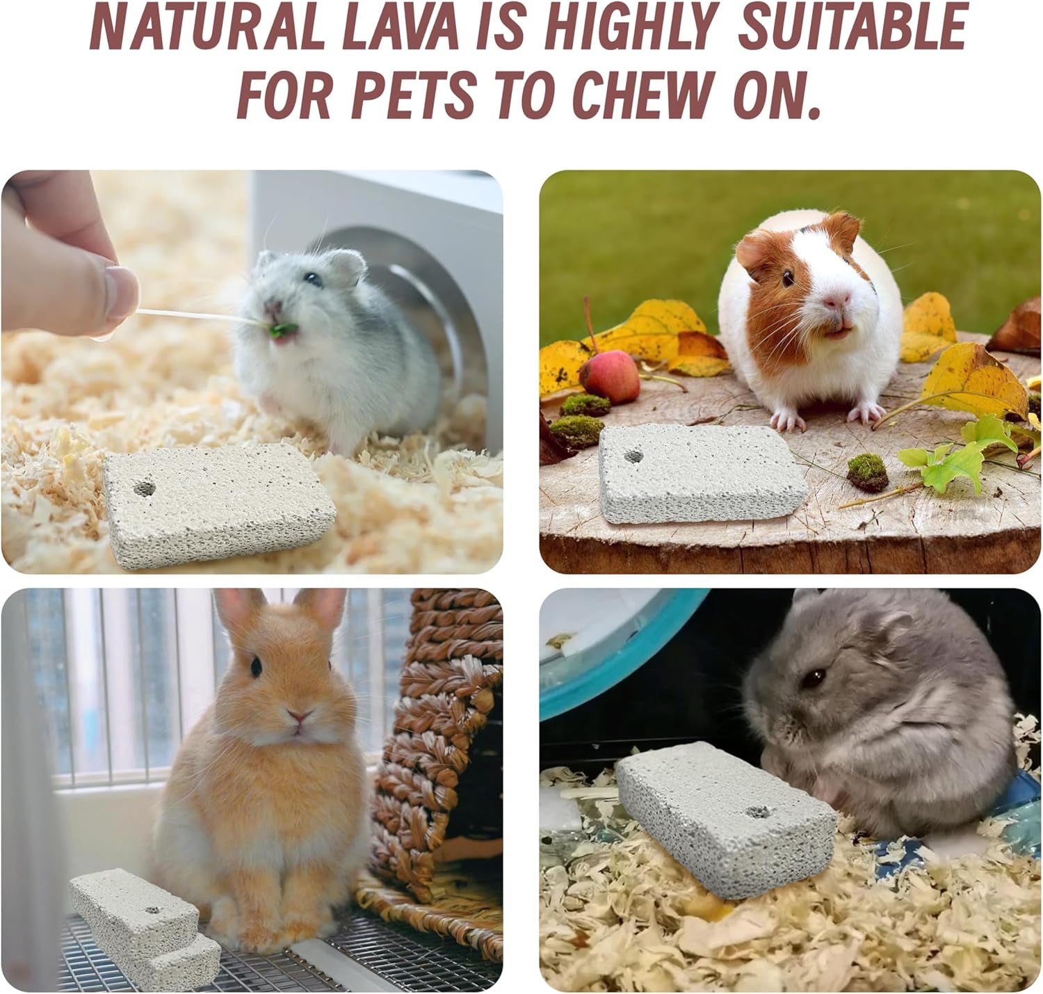 18-pcs-small-animal-pet-lava-bites-chews-toy-mineral-calcium-stone-bunny-teeth-grinding-block-for-hamster-chinchilla-rabbit-squirrel-rat-parrot-guinea-pig