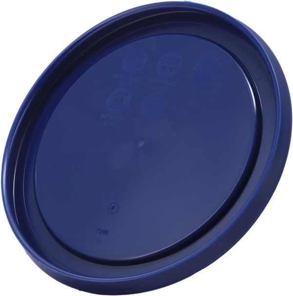 7200-PC (2-Cup) Blue Food Storage Lid (4-Pack) - Made in USA | Bpa-Free Plastic | Top-Rack Dishwasher Safe | Refrigerator Freezer Safe | Secure Fit | Meal Prep5