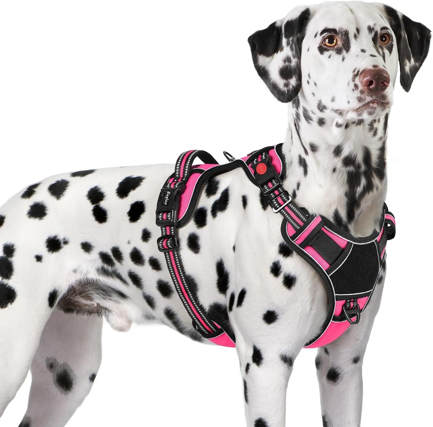 eagloo-dog-harness-no-pull-for-large-dogs-easy-on-off-with-3-buckles-no-choke-with-front-clip-adjustable-fit-molle-system-reflective-vest-easy-control-for-walking-black-large