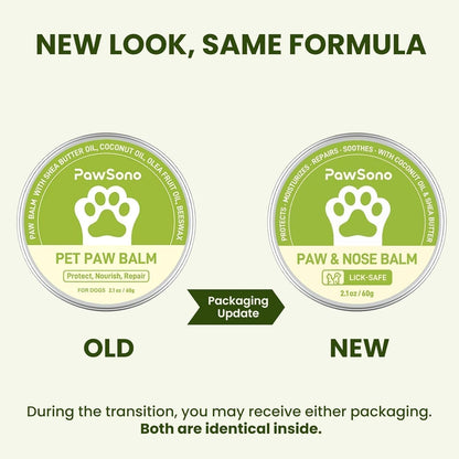 Pawsono Lick-Safe Dog Paw & Nose Balm with Coconut Oil | All-Natural Dog Paw Protector against Hot Pavement & Sand, Great for Dogs Who Hate Dog Booties or Shoes (2.1 Oz / 60 G)6