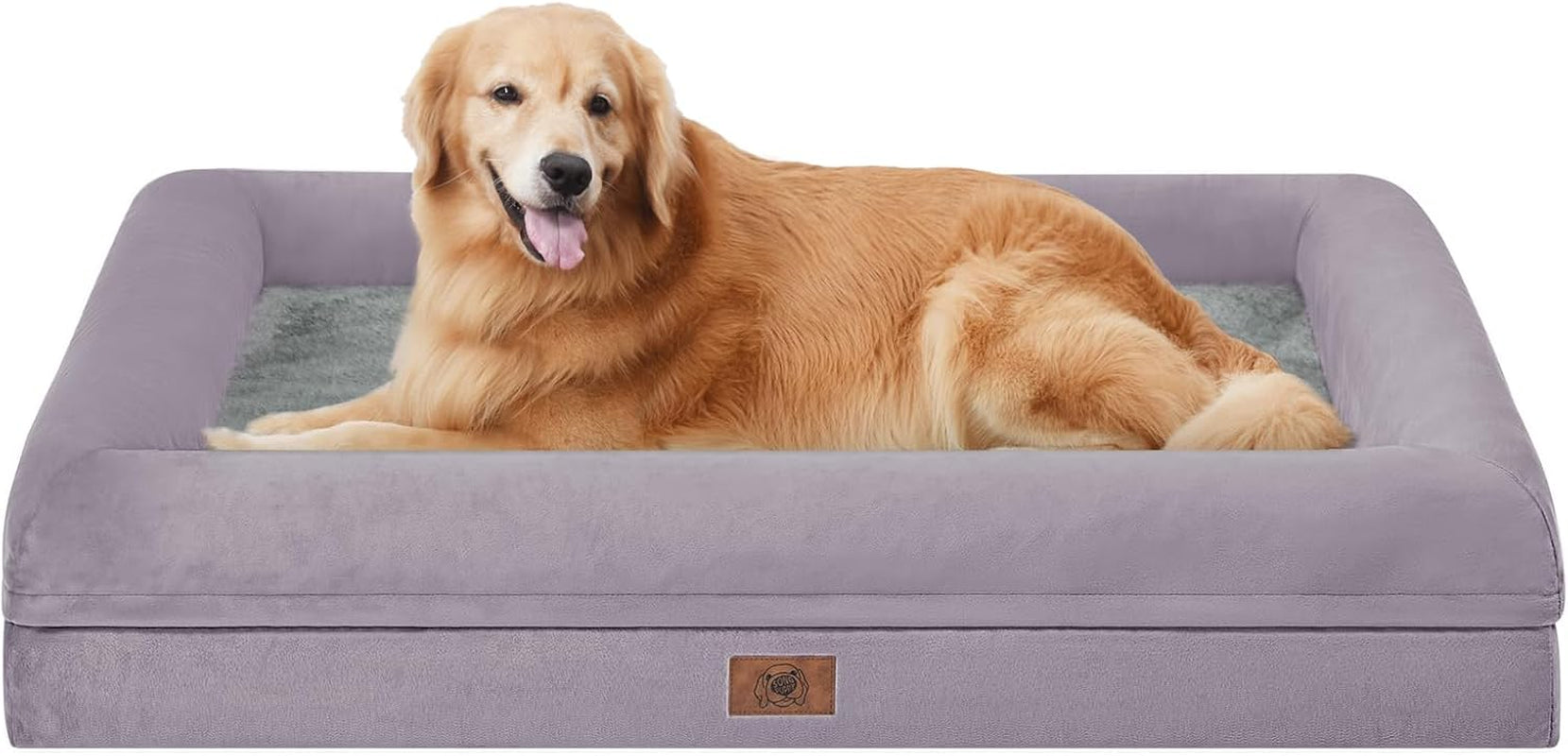 xl-orthopedic-waterprood-dog-bed-for-extra-large-size-dogs-360-degree-bolster-support-egg-crate-foam-waterproof-liner-non-slip-bottom-machine-washable-cover-45-x-35-inch