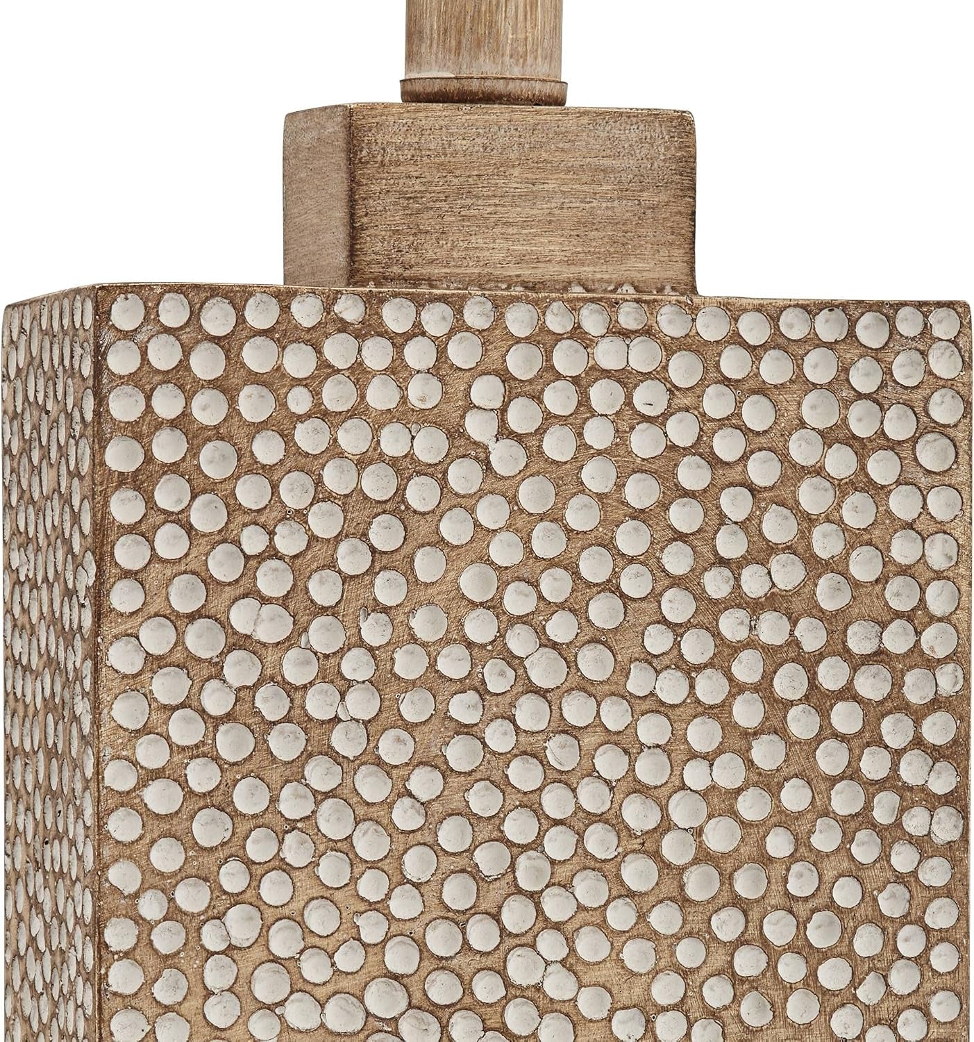 caldwell-26-3-4-tall-table-lamps-set-of-2-hammered-base-farmhouse-rustic-faux-wood-earth-bedroom-living-room-house-home-bedside-nightstand-office-family-oatmeal-rectangular-shade