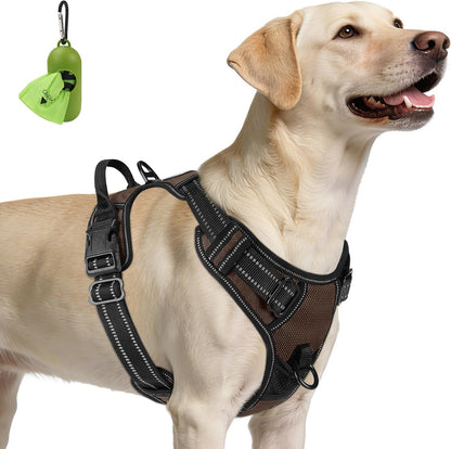 Joytale No Pull Dog Harness Medium Sized Dog, Front Clip, Black | Grab Handle for Instant Control, Padded & Adjustable Vest, Sturdy Metal D-Rings, for Safe Training & Daily Walking13