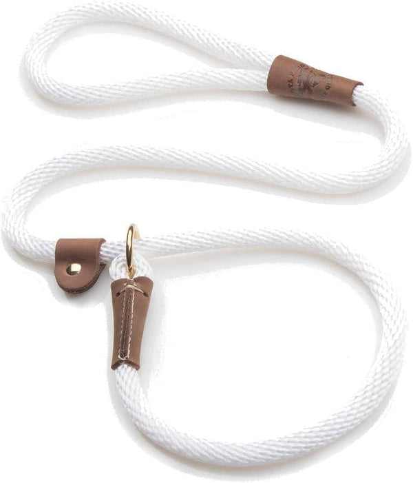 Mendota Pet Slip Leash - Dog Lead and Collar Combo - Made in the USA - Mocha, 3/8 in X 6 Ft - for Small/Medium Breeds49