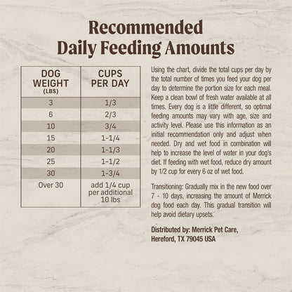 Merrick Healthy Grains Premium Dry Dog Food for Small Dogs, Wholesome and Natural Kibble, Small Breed Recipe - 4.0 Lb. Bag6