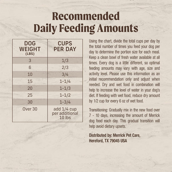 Merrick Healthy Grains Premium Dry Dog Food for Small Dogs, Wholesome and Natural Kibble, Small Breed Recipe - 4.0 Lb. Bag6