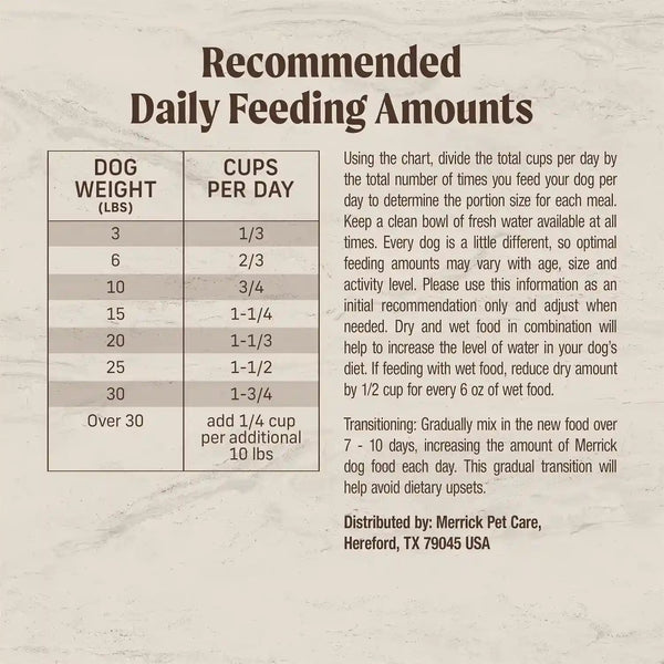 Merrick Healthy Grains Premium Dry Dog Food for Small Dogs, Wholesome and Natural Kibble, Small Breed Recipe - 4.0 Lb. Bag6