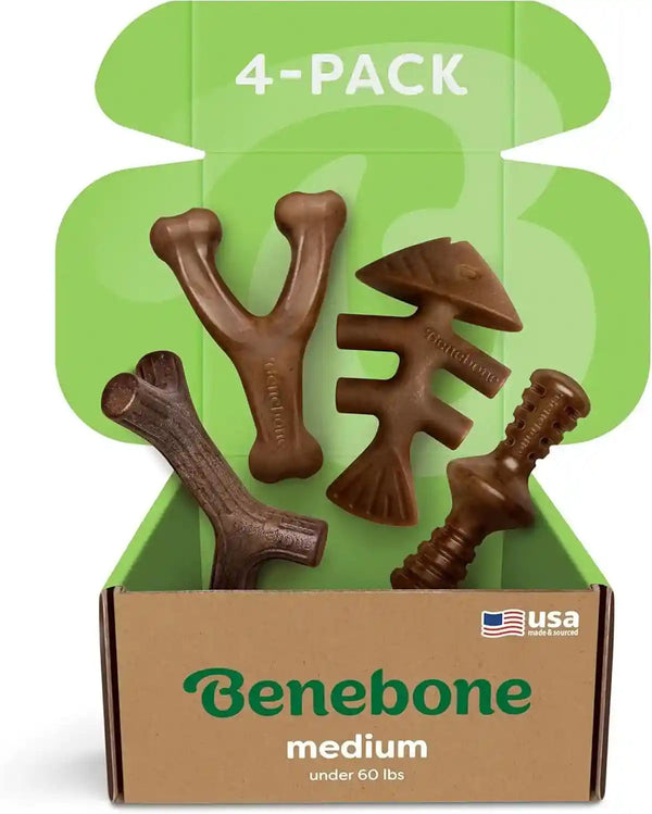 Benebone Small 4-Pack Dog Toys for Aggressive Chewers – under 30 Lbs26