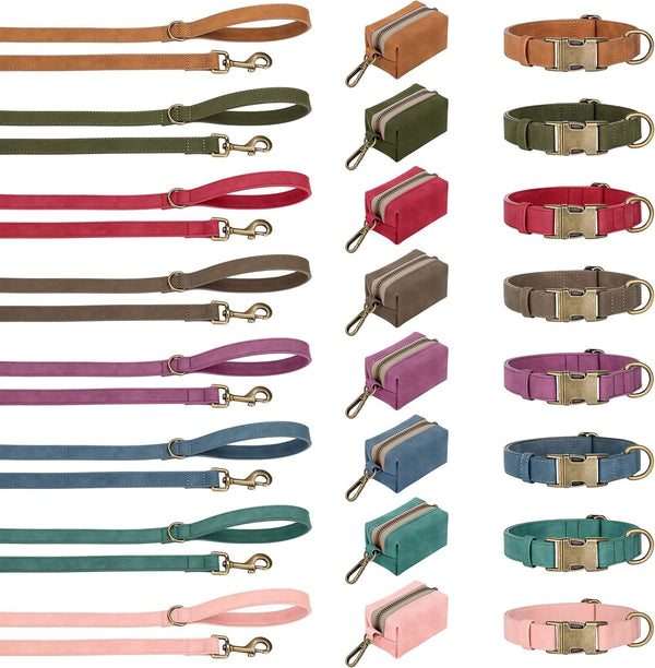 Didog Soft PU Leather Dog Collar for Small Dogs, Quick Release, Blue S | Comfort for Daily Walking Backyard, Stylish for Photography, Metal Buckle & D-Ring, Easy Wipe Clean, Adjustable Neck 10-15"6