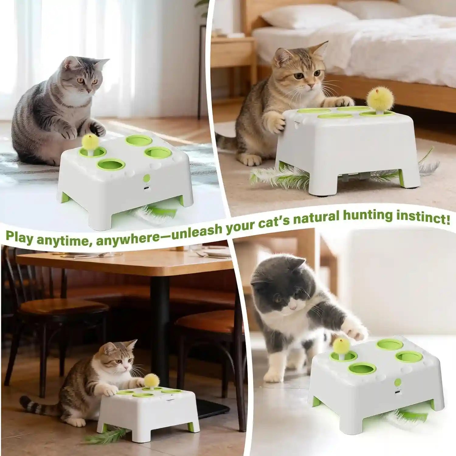 magic-house-interactive-cat-toy-with-3-modes-rechargeable-whack-a-mole-feather-toy-for-indoor-cats-4-holes-4-accessories