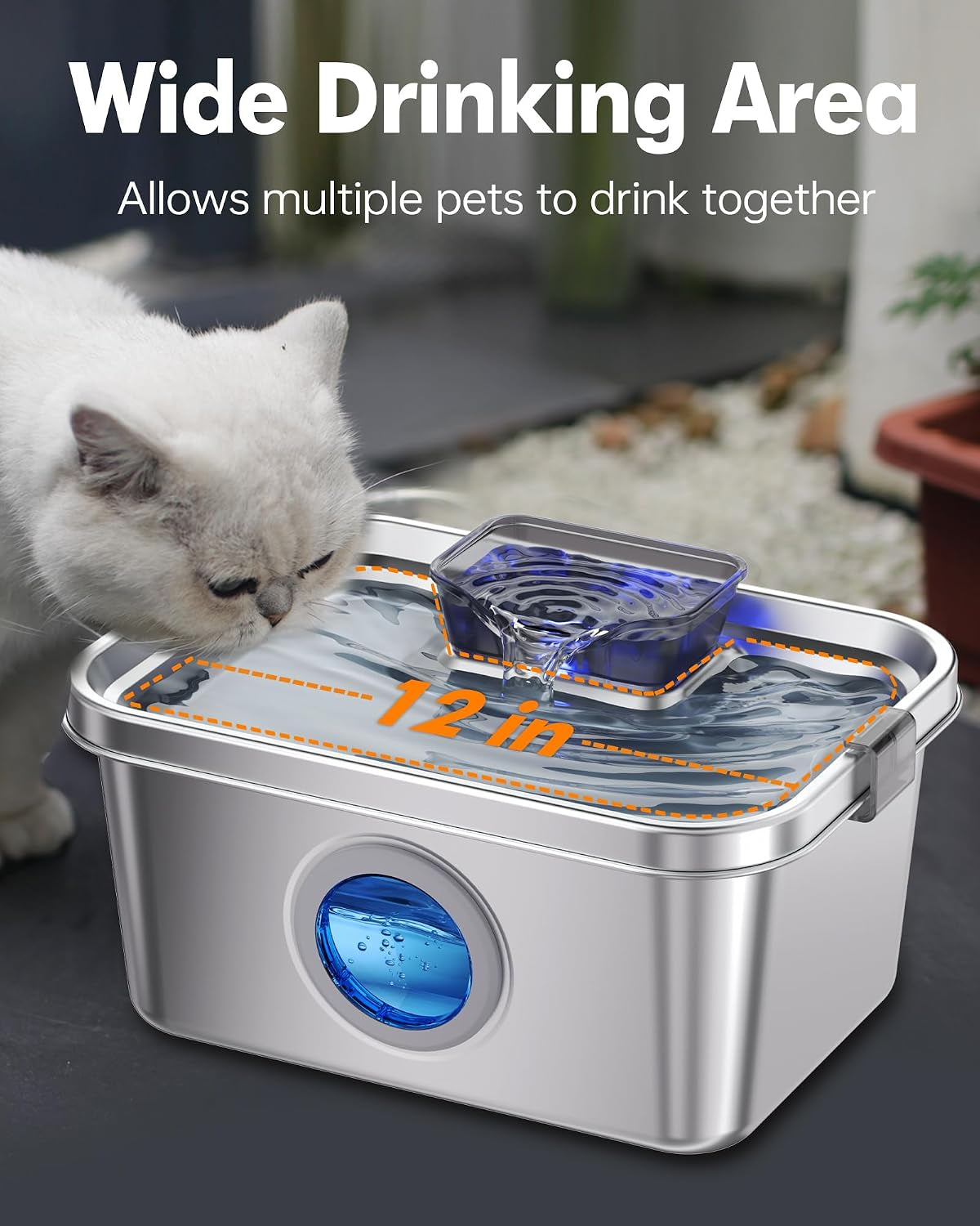 dog-water-fountain-2-gal-stainless-steel-dog-water-fountain-for-large-dogs-multi-cats-pet-water-fountain-with-big-window-super-quiet-pump-indoor-automatic-dog-water-bowl-dispenser-fountain-filters