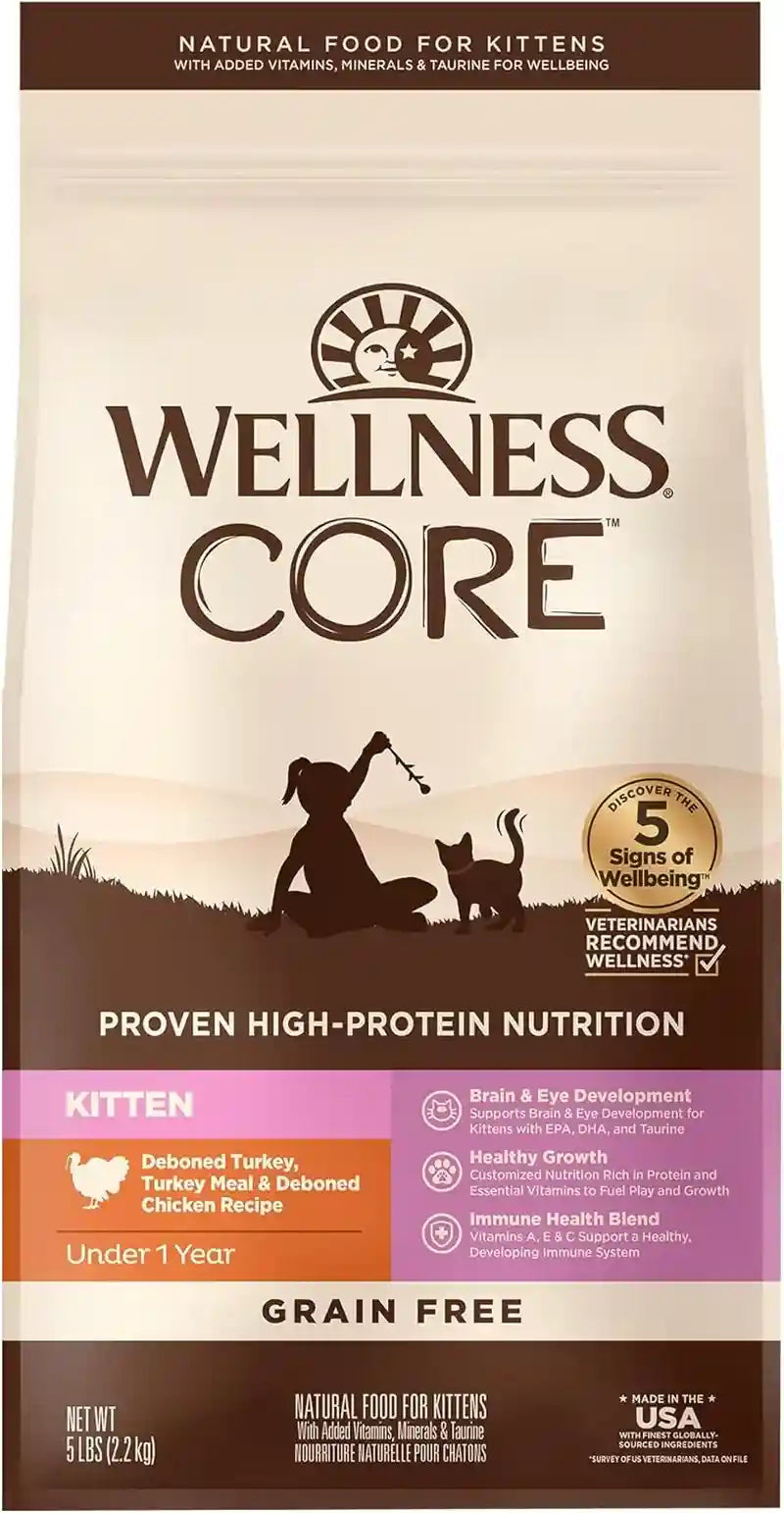 wellness-core-adult-dry-cat-food-for-indoor-cats-natural-grain-free-kibble-chicken-turkey-and-chicken-meal-recipe-5-lb-bag
