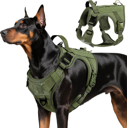 Vavopaw Dog Seat Belt Vest Harness for Car,2 in 1 Seatbelt Buckle | Soft Breathable Mesh,Adjustable Buckle,Nylon,Heavy Duty Pet Safety Seat Belts for Small Medium Large Pets,Black,L13
