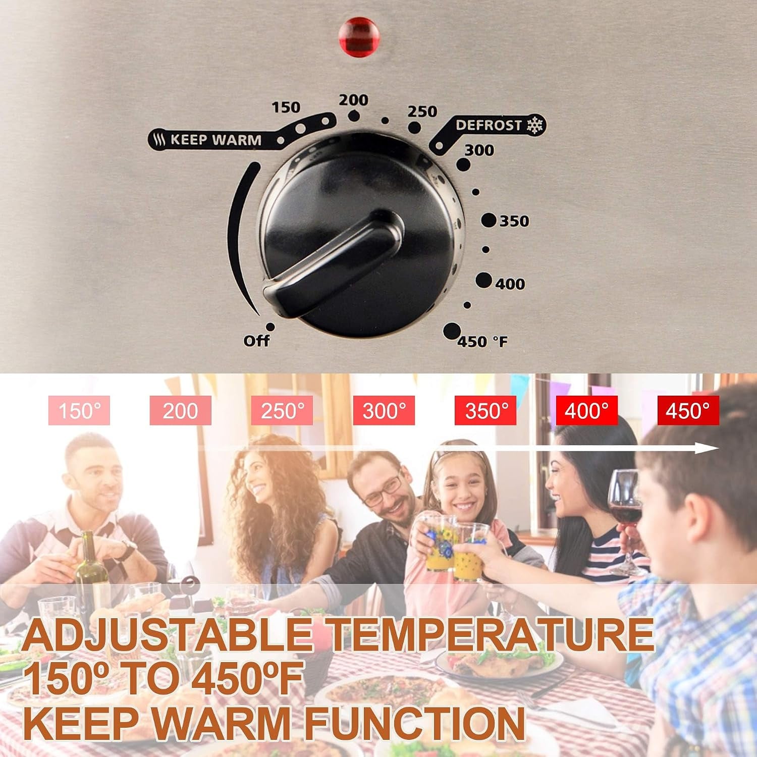 22-quart-electric-roaster-oven-roaster-oven-turkey-roaster-electric-electric-roaster-selfbasting-lid-removable-pan-full-range-temperature-control-cool-touch-handles-silver-body-black-lid