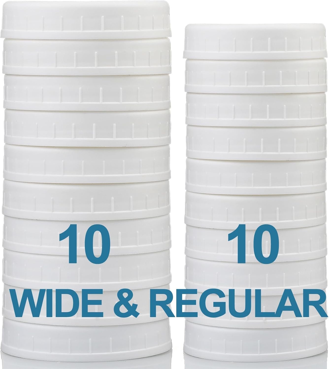 10-wide-mouth-10-regular-mouth-mason-jar-lids-20-pack-food-grade-plastic-mason-jar-caps-for-ball-kerr-and-more-canning-jars-leakproof-dishwasher-safe-white