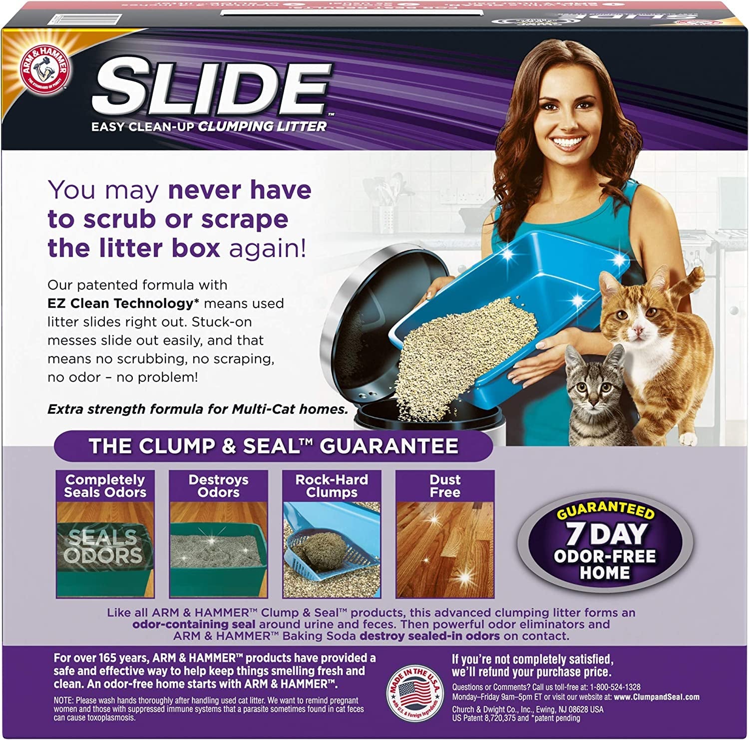 arm-hammer-slide-multi-cat-easy-clean-up-litter-19-lb-033200973577