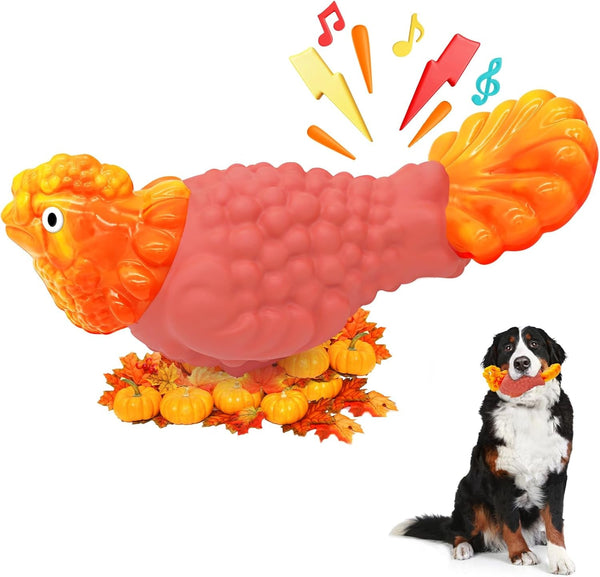 Wintour Tough Dog Toys for Aggressive Chewers, Indestructible Dog Chewers for Medium & Large Breeds, Squeaky Durable Chew Toys to Keep Them Busy, Reduce Boredom, Teeth Cleaning, Bacon Flavor8