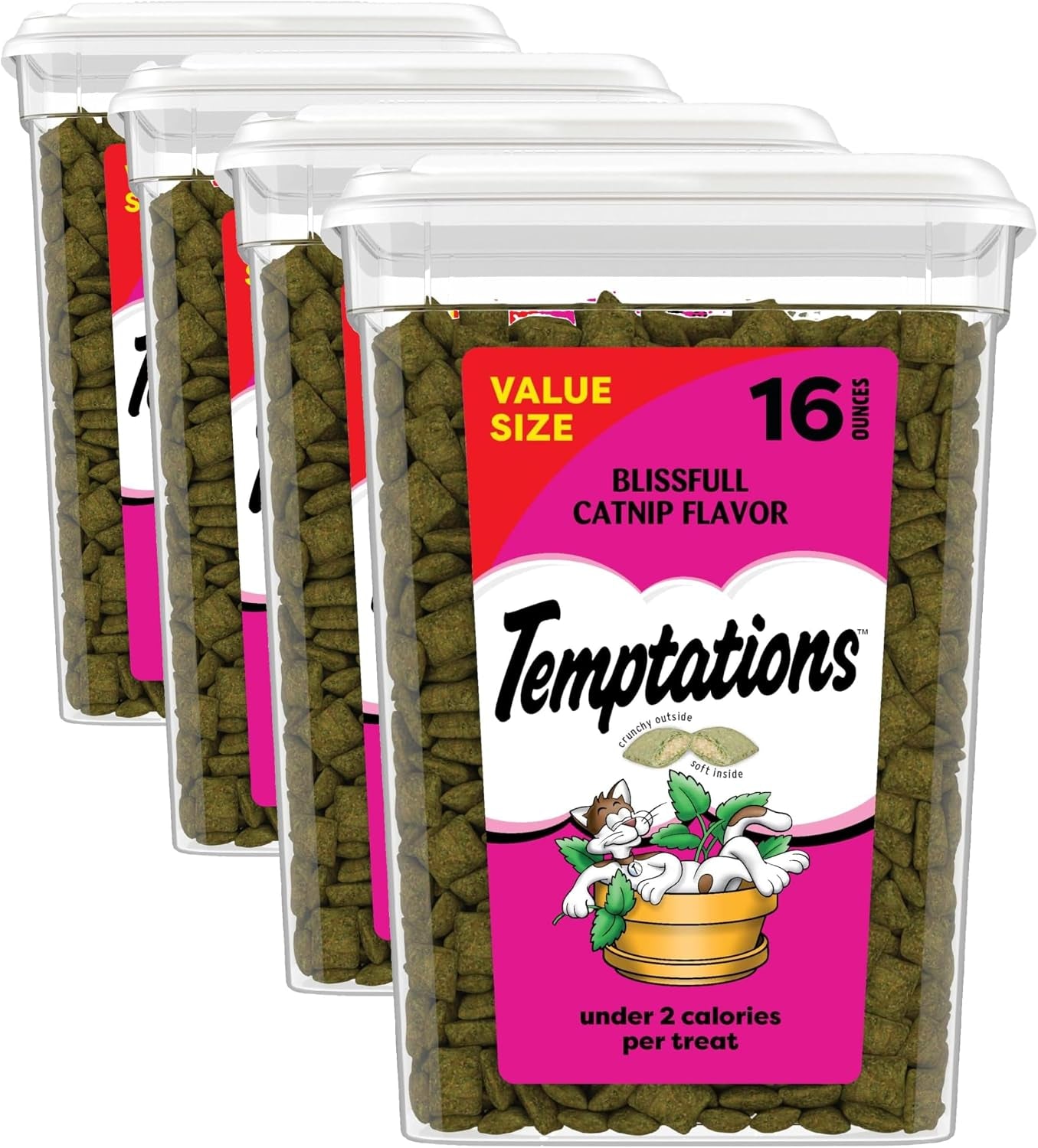 temptations-classic-crunchy-cat-treats-blissful-catnip-16-oz-under-2-calories-per-treat-crunchy-outside-soft-inside-resealable-tub-snack-or-food-topper-100-complete-balanced