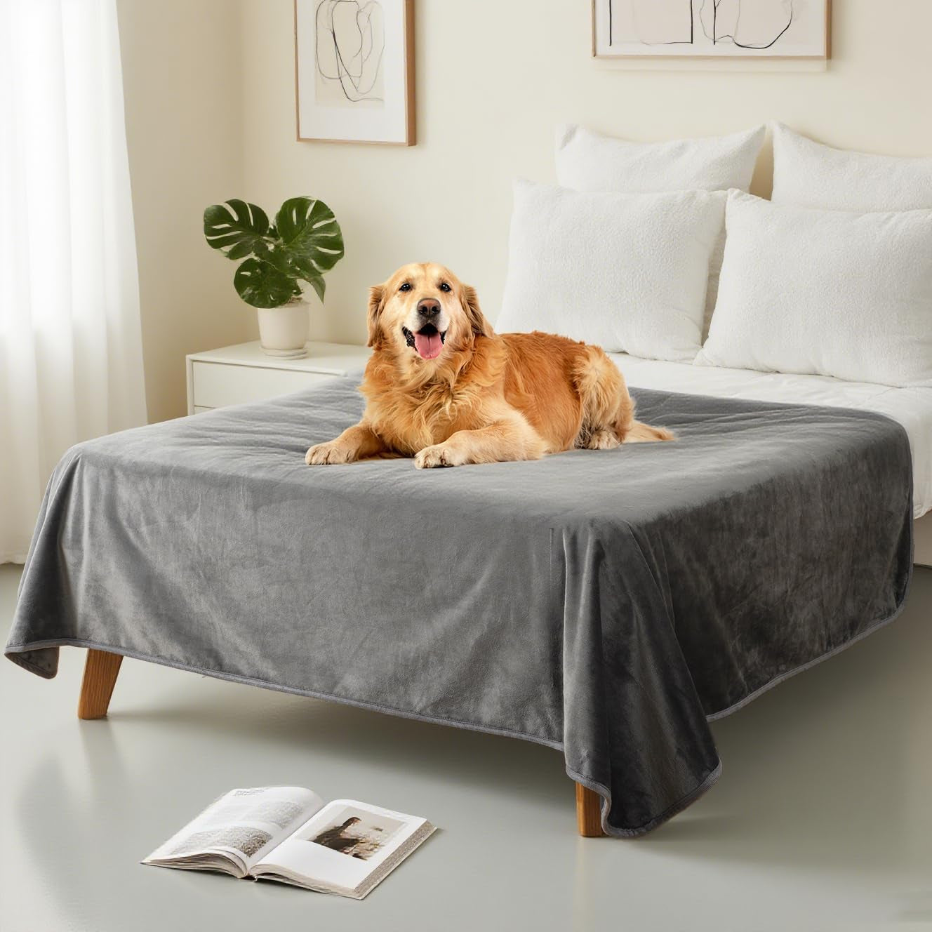 washable-waterproof-dog-blankets-for-large-dogs-50x60-black-soft-fluffy-pet-blanket-for-couch-sofa-car-crate-bed-furniture-protector-reversible-sherpa-fleece-dog-blanket-paw-pattern