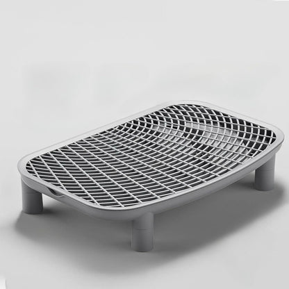 Cat Litter Ramp Kitten Litter Box Footboard for Living Room Bedroom Bathroom with Filter Function Easy Clean (Green)10