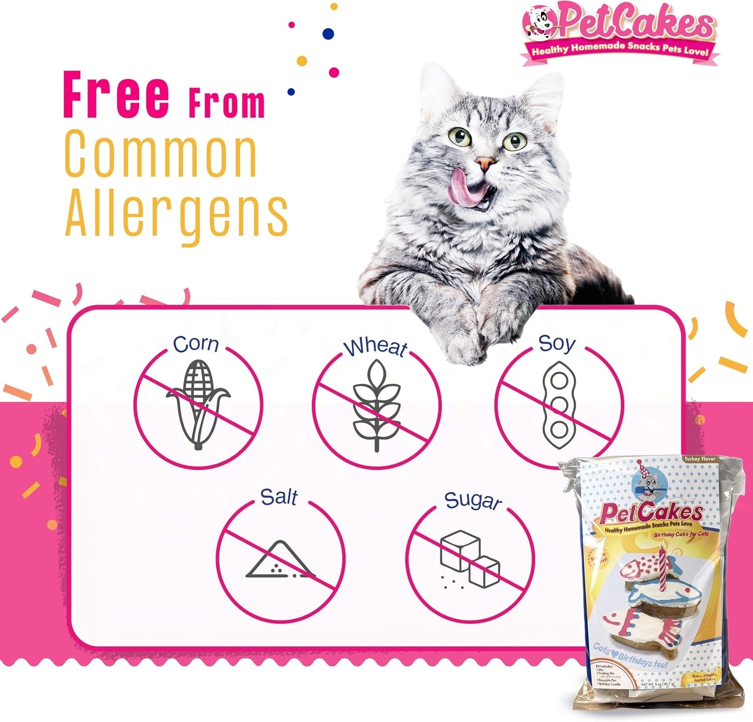 petcakes-cat-birthday-cake-kit-all-natural-treats-kitten-cats-turkey-flavor-cat-food-5-5-oz