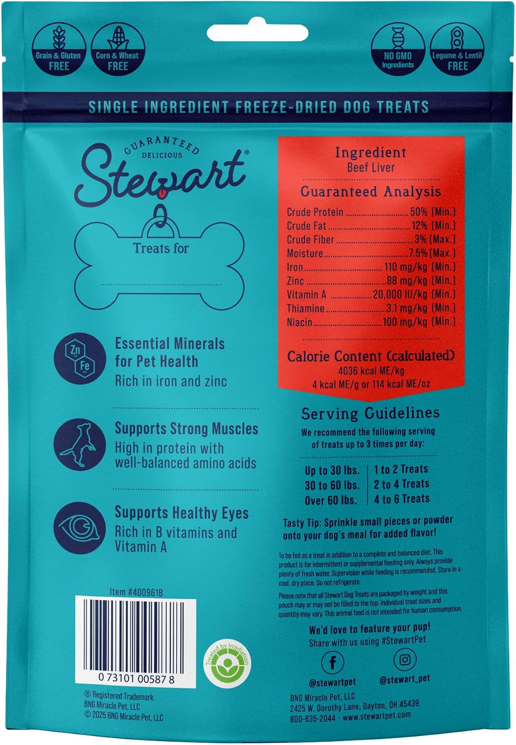 stewart-freeze-dried-dog-treats-100-beef-liver-3-5-oz-pouch-premium-quality-raw-protein-single-ingredient-high-protein-training-treats-food-topper-no-refrigeration-cat-friendly