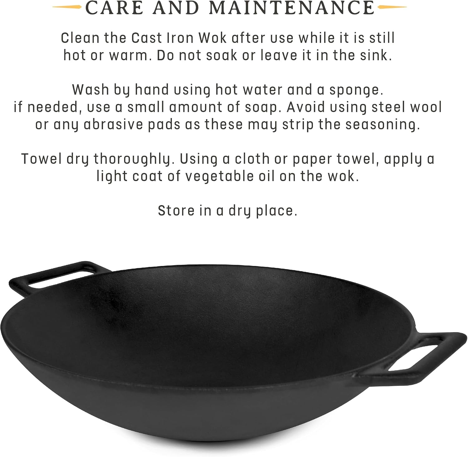 12-pre-seasoned-heavy-duty-construction-cast-iron-grilling-wok-griddle-and-stir-fry-pan