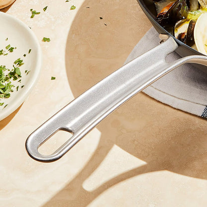 X Food 52 Five Two Essentials: Carbon Steel 12" Wok with Foldable Rack, Pfas-Free, Multi Clad, Induction, Dishwasher Safe, Oven Safe, Black5