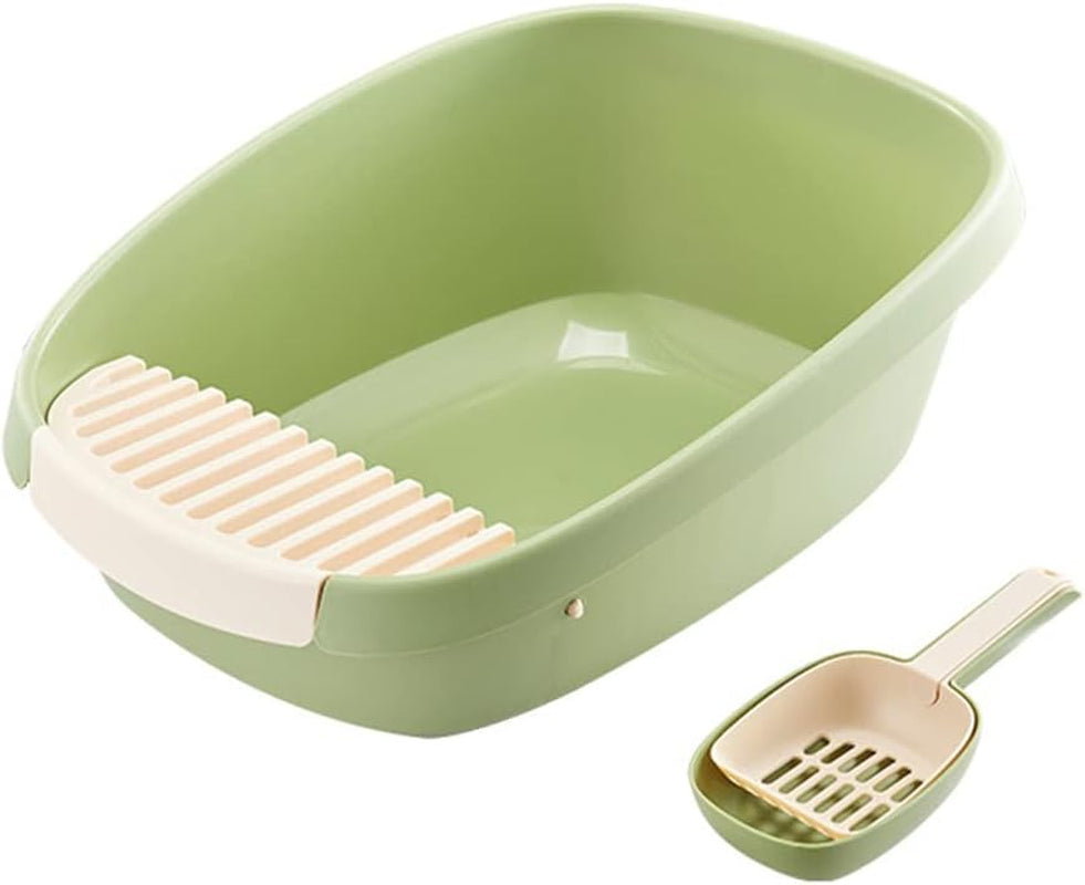 open-cat-litter-box-large-litter-pan-for-cats-high-sided-kitten-litter-box-with-cat-litter-scoop-removable-pedal-type-cat-toilet-pet-supplies-easy-to-clean