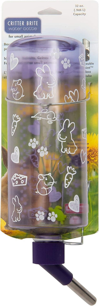 Lixit Standard Cage Water Bottles for Rabbits, Ferrets, Guinea Pigs, Hamsters, Rats, Mice and Other Small Animal'S (16 Ounce, Clear)9