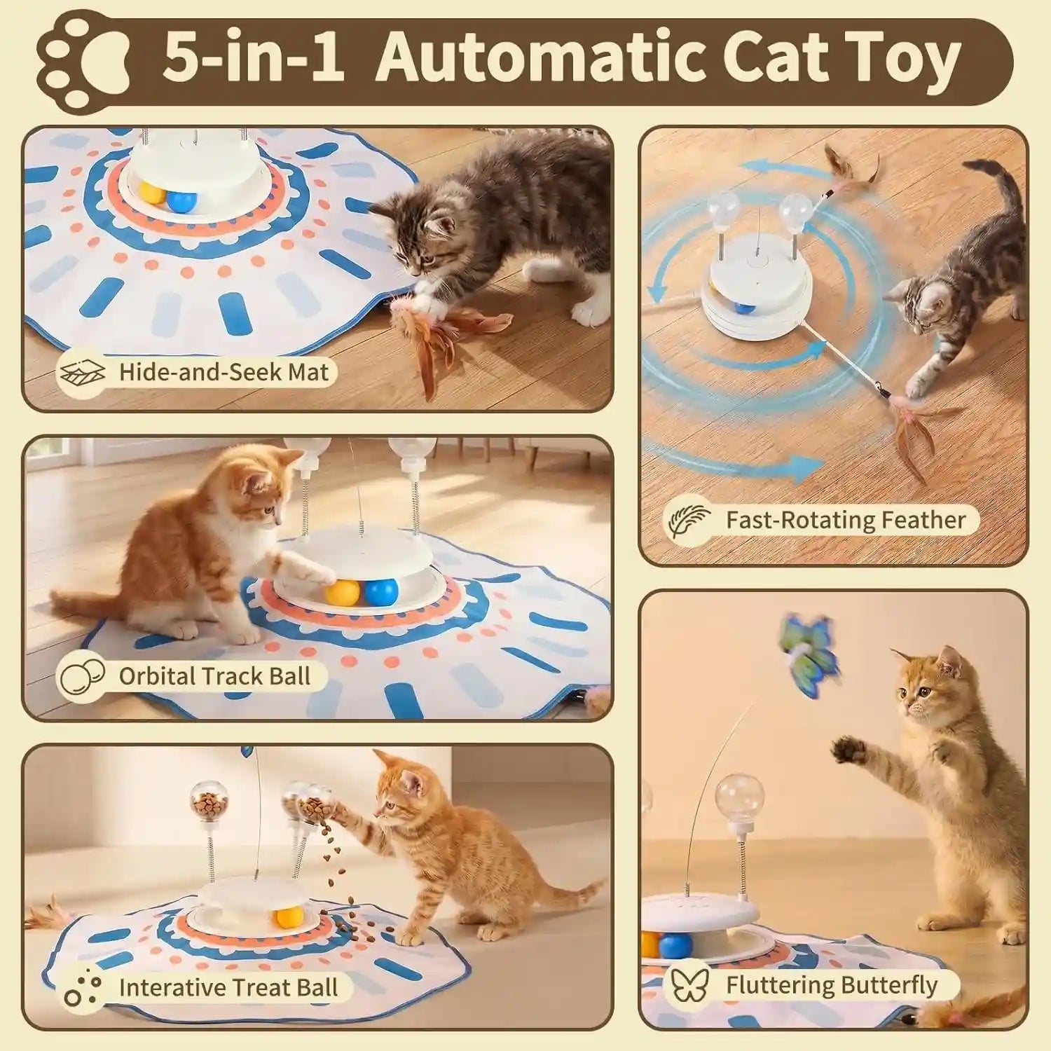 mohaya-interactive-cat-toy-5-in-1-smart-automatic-cat-toys-for-bored-indoor-cats-motion-sound-activated-toy-with-fluttering-butterfly-moving-feather-track-balls-slow-feeder-treat-dispenser