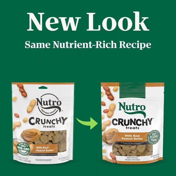 Nutro Crunchy Dog Treats with Real Peanut Butter, 16 Oz | 5 Calories per Treat, Natural Ingredients, No Corn, Wheat, Soy Protein, Low Calorie, Quality Protein, Ideal for Training3