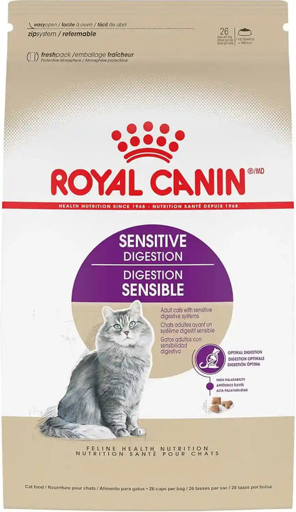 ROYAL CANIN Feline Health Nutrition Sensitive Digestion Adult Dry Cat Food, 7 Lb Bag10