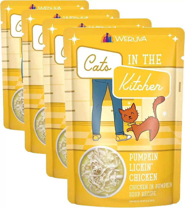 Weruva Cats in the Kitchen, Pantry Party Pouch Variety Pack in Gravy Cat Food, 3Oz Pouch (Pack of 12)18