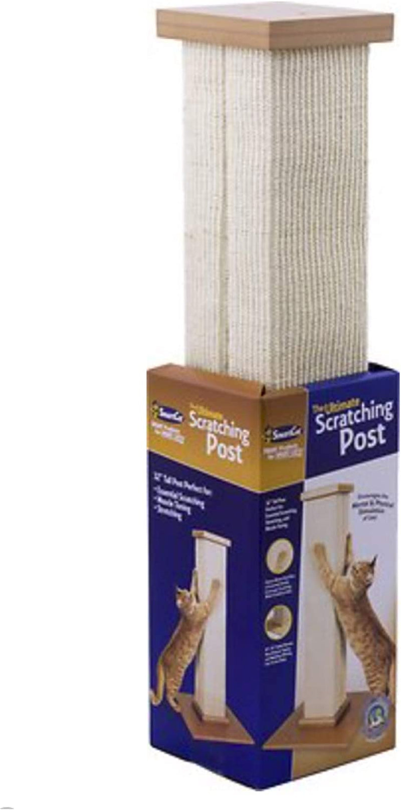 smartcat-pioneer-pet-ultimate-scratching-post-beige